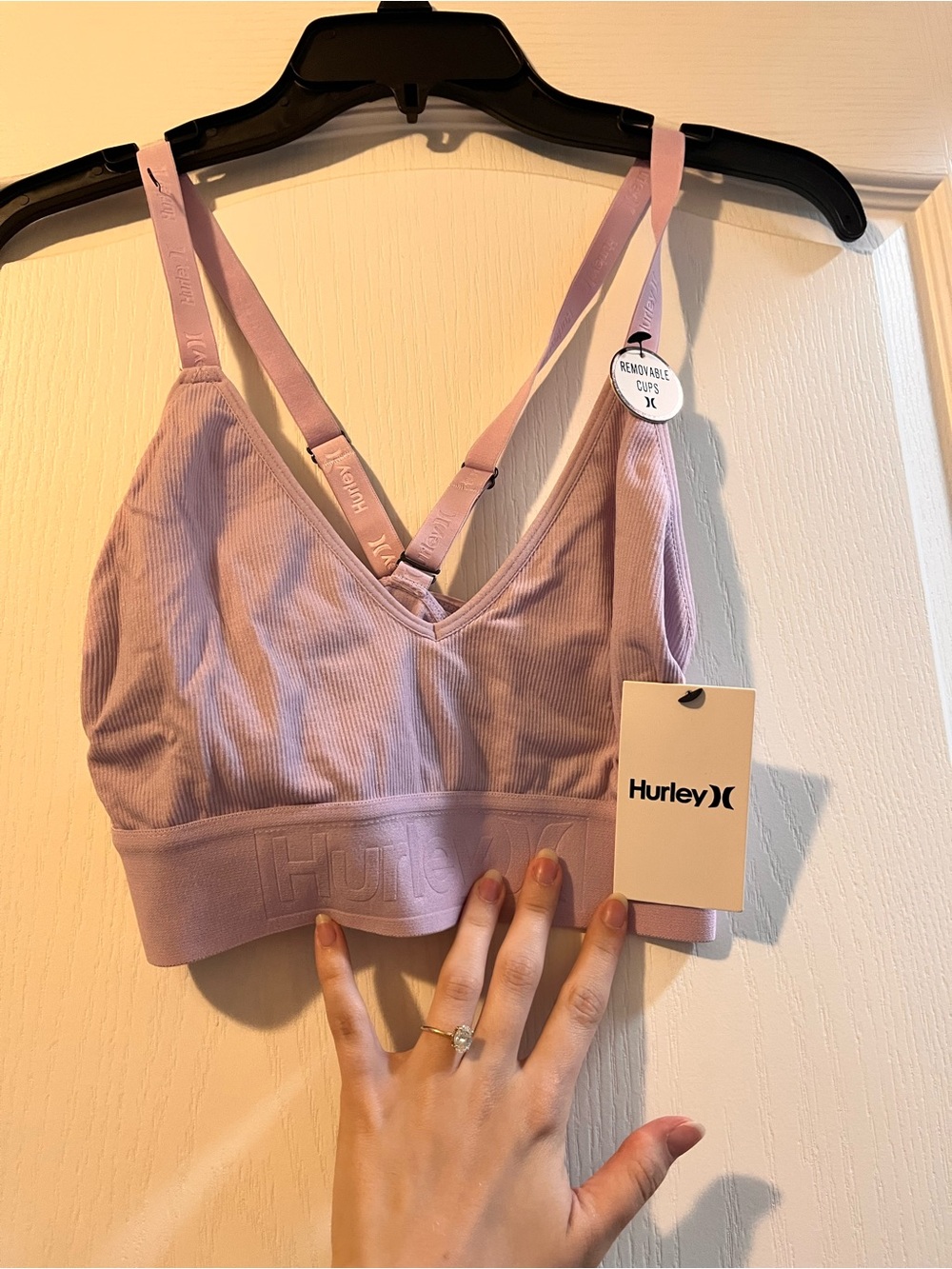 Hurley Lilac Sports Bra NTW